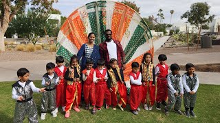 MK Dance Academy 🕺💃Phoenix Dazzlers  Cute Dance by little kids in Discover India Arizona 2024 [upl. by Eli]