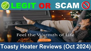 Toasty Heater Reviews  Oct 2024 Beware of Scam Watch Now [upl. by Osman]