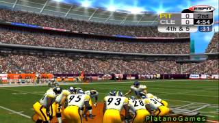 NFL 2012 Week 12  Pittsburgh Steelers 64 vs Cleveland Browns 28  1st Half  NFL 2K5  HD [upl. by Lindgren424]