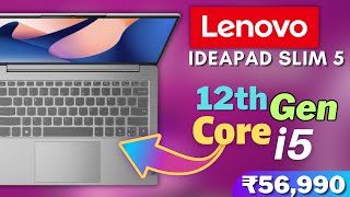 Lenovo Ideapad Slim 5 i5 12th Generation Laptop Review In Hindi 2023  Buy Or Not  Backlit Keyboard [upl. by Nedap43]