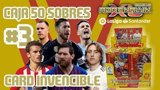 REGALO EL CÓDIGO DE LA CARD INVENCIBLE  CAJA DE 50 SOBRES 3  ADRENALYN XL LIGA SANTANDER 201819 [upl. by Acim]