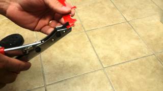 Hand Nibblers Nibbling Tool Sheet Metal Shears Cutters  video demo [upl. by Bodnar578]