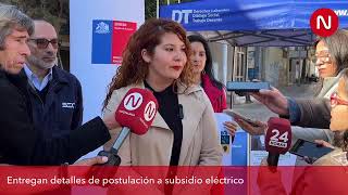 Entregan detalles de postulación a subsidio eléctrico a familias vulnerables [upl. by Amelita557]