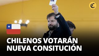 CHILENOS votan en PLEBISCITO propuesta de NUEVA CONSTITUCIÓN  El Comercio [upl. by Towbin]