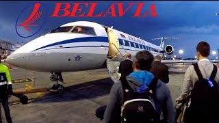 BELAVIA CRJ 200  KIEV  MINSK [upl. by Brahear]