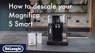 How to descale your DeLonghi Magnifica S Smart [upl. by Fry]