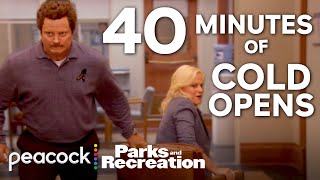 40 Minutes of the BEST Parks and Rec Cold Opens  Parks and Recreation [upl. by Leontine]