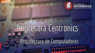 25 Impresora Centronics [upl. by Areik]