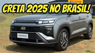 Hyundai Creta 2025  MUITO MAIS BONITO NOVO MOTOR NOVOS EQUIPAMENTOS LANÇAMENTO NO BRASIL [upl. by Lledniuq]