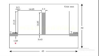 Band stop filter with open circuited stub using HFSS [upl. by Baniaz]