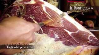 il taglio del prosciutto crudo [upl. by Whit]