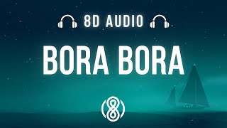 AP Dhillon • Bora Bora 🎧8D Audio🎧  Lyrics [upl. by Robinetta]