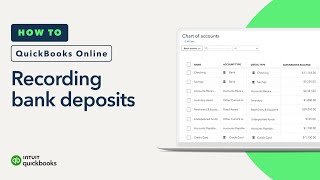 How to record a bank deposit using undeposited funds in QuickBooks Online [upl. by Broadbent]