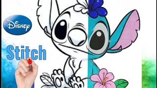 Colorare Stitch Disney Disney STITCH COLORING [upl. by Ahseinat78]