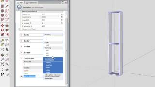 Dynamische Komponente mit Google Sketchup erstellen Teil III [upl. by Elwin]