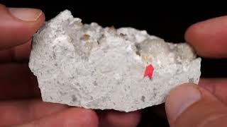 Strontianite Francon Quarry SaintMichel dist Montreal Quebec Canada [upl. by Nosnaj861]