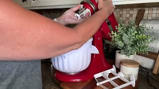 Ice Cream Maker Attachment for KitchenAid Stand Mixer Ice Cream Bowl Review [upl. by Ynnej]