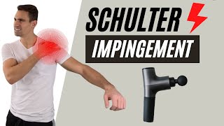 Massagepistole  Schulterschmerzen Impingement Supraspinatus Schleimbeutelentzündung [upl. by Alehc514]