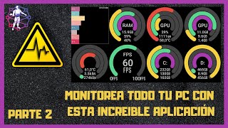 📱 Como monitorear PC o monitorear FPS con Remote System Monitor de Trigone Parte 2 [upl. by Ahsuat646]