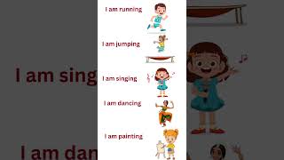 Action word for kid  Learn action verb for kid  Daily uses sentences [upl. by Enelra502]