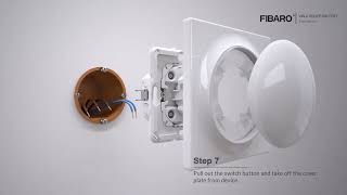 Fibaro Walli Switch Smart Χωνευτός Διακόπτης Τοίχου Ρολών FGWRS [upl. by Alacim968]