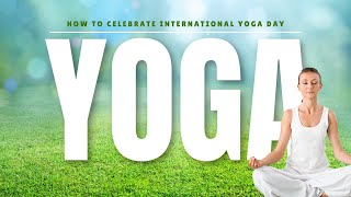 international yoga day activities [upl. by Analram557]