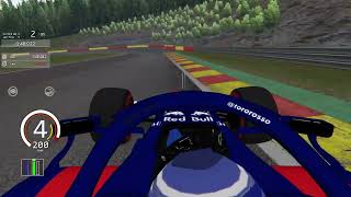 Assetto Corsa  2019 Toro Rosso Onboard Spa [upl. by Ebberta]