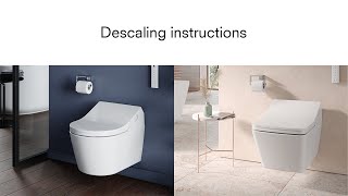 Instructions for descaling WASHLET RX and SX [upl. by Kiri]