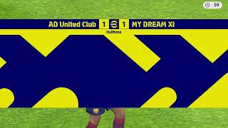 AD Club VS MY XI Online Match football efootball24 messi benzema neymarjr ronaldo cr7 [upl. by Odnuges]