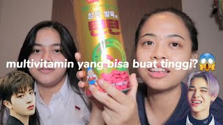 unboxingreviewtry tenten multivitamin 텐텐 비타민🍓🍭🍬  beli karena niki enhypenampjunghwan treasure🙂👍 [upl. by Maiocco]