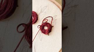 Flower embroidery shorts shortsvideo shortvideo [upl. by Doughty892]