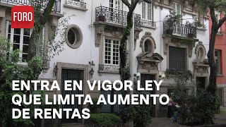 Entran en vigor reformas a Ley de Vivienda en CDMX ¿Cómo aplicarán en las rentas  A las Tres [upl. by Demahum]