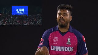 Last Thrilling Over Avesh khan Shocking Bowling in Last over Delhi vs Rajasthan [upl. by Joela]