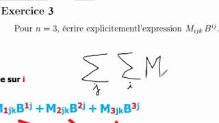 Calculs Tensoriels  Exercice corrigé [upl. by Aurlie]