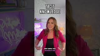 Tacit Knowledge The Hidden Skill Behind Better Learning and Decisions [upl. by Attennod]