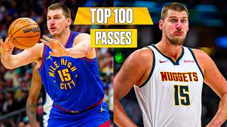 TOP 100 NIKOLA JOKIC ASSISTS EVER  🔥 CAREER HIGHLIGHTS 😱 [upl. by Elfrieda]