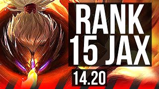 JAX vs AURORA TOP  Rank 15 Jax  NA Grandmaster  1420 [upl. by Fellner404]