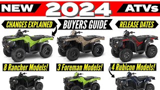 New 2024 ATV Models Released Rancher Foreman  Rubicon [upl. by Hgielanna78]