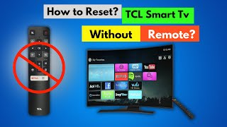 How to Reset TCL tv without remote  How do I manually reset my TCL TV [upl. by Anaiuq]