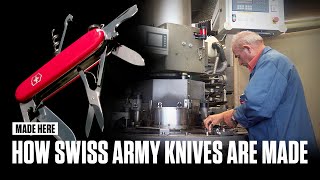 How Swiss Army Knives Are Made  Made Here  Popular Mechanics [upl. by Ijok920]