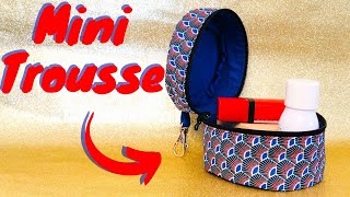 La Mini Trousse Ronde  Tuto Couture [upl. by Adieren191]