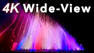 Longwood Gardens Fountain Show in WideView 4K [upl. by Dannica]