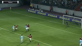 PES 2012 CARRIERA PATRON NAPOLI pt2 Fuorigioco [upl. by Orvan]