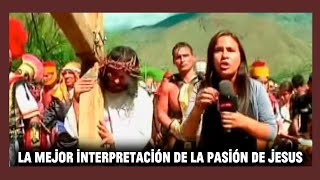 ACTOR DE MÉTODO INTERPRETA MAGISTRALMENTE A JESÚS EN VIA CRUSIS DE HUÁNUCO [upl. by Adila]