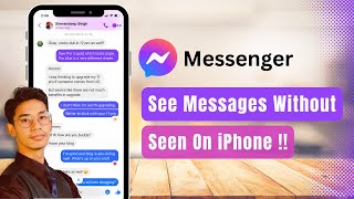 How to See Messages on Messenger Without Seen on iPhone [upl. by Chuah629]