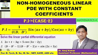 Non Homogeneous Partial Differential Equations  PI of Partial Differential Equations  PI Case 2 [upl. by Nennahs]