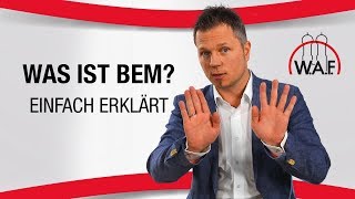 BEM einfach erklärt Was ist Betriebliches Eingliederungsmanagement  BEM Gespräch Tipps [upl. by Animahs]