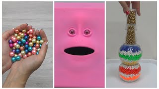 Oddly Satisfying video compilation with beads bells balls marble run xylophone and more [upl. by Wettam]