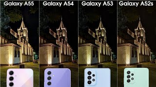 Samsung A55 vs Samsung A54 vs Samsung A53 vs Samsung Galaxy A52s Camera Test [upl. by Rebah]