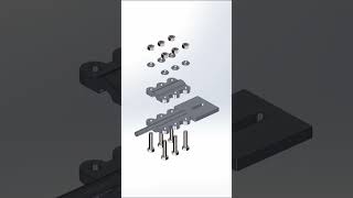 Electrical clamp solidworks animation mechanicalengineering electricalengineering [upl. by Nerual]